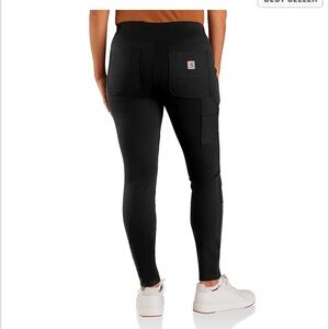 Carhartt force fit mid-weight utility legging, black, size XL